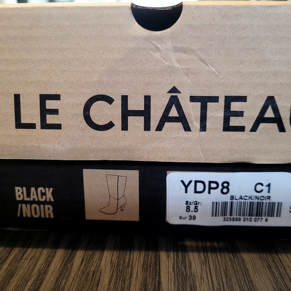 Heeled leather and suede boot - Picture 3 of 3